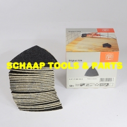 Schuurpapier met klitbevestiging zonder perforatie 80 x 80 x 80 mm korrel  40 | 63717.081.018